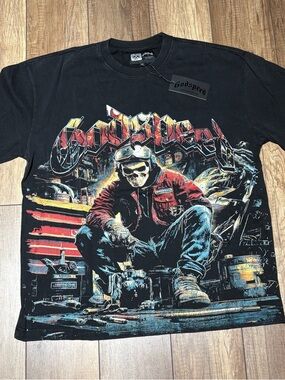 Godspeed Skull Black Graphic Tee Shirt Brand New Mens XL